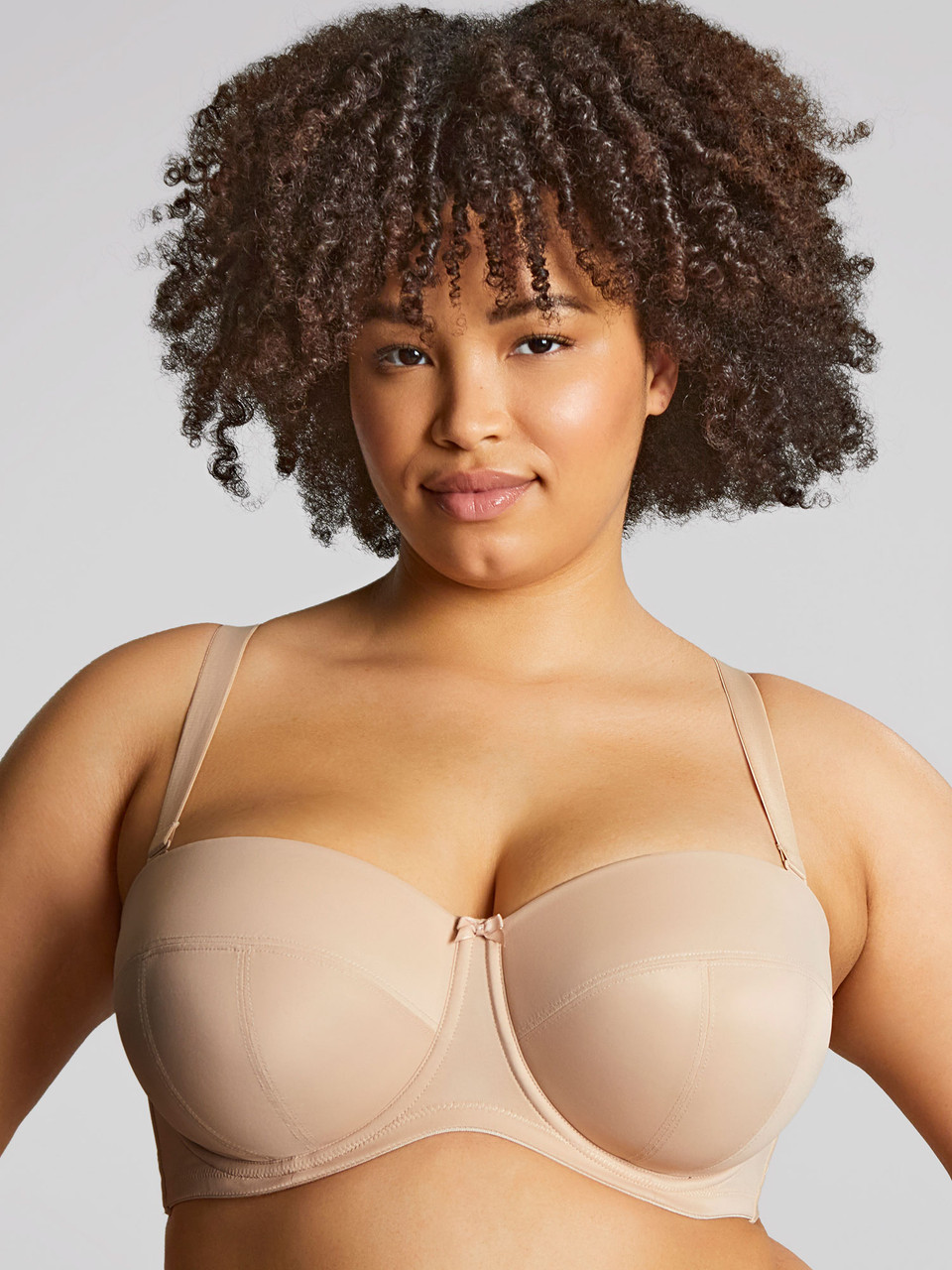 Dana Balcony Strapless (Linen, 100D)