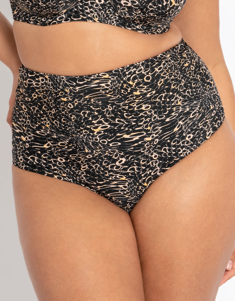 Eclipso Reversible Bikini Bottom (Print Mix, 2XL)
