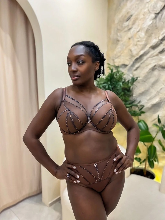 Scantilly Senses High Waist Brief (Leopard Brown, S)