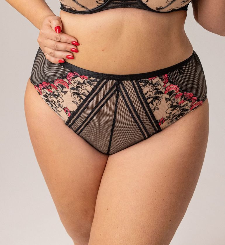 FLAMENCO briefs high waist (BLACK, 2XL)